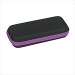Black Case With Purple Zipper